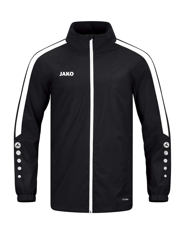 JAKO Power Allwetterjacke Herren XXL Schwarz, XXL Schwarz