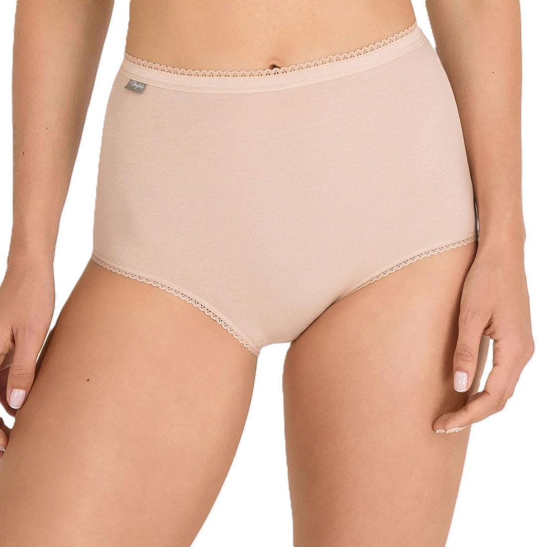 Playtex Slip Damen Essential Cotton Maxi Slip x6 M Fleisch, M Fleisch