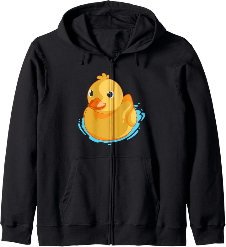 Enten Geschenk Gummiente und Entenküken Geschenk Kapuzenjacke