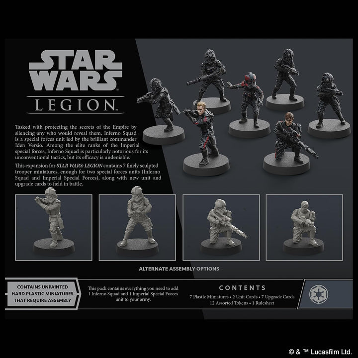 Atomic Mass Games, Star Wars Legion: Galactic Empire Expansions: Inferno Squad Unit, Unit Expansion,