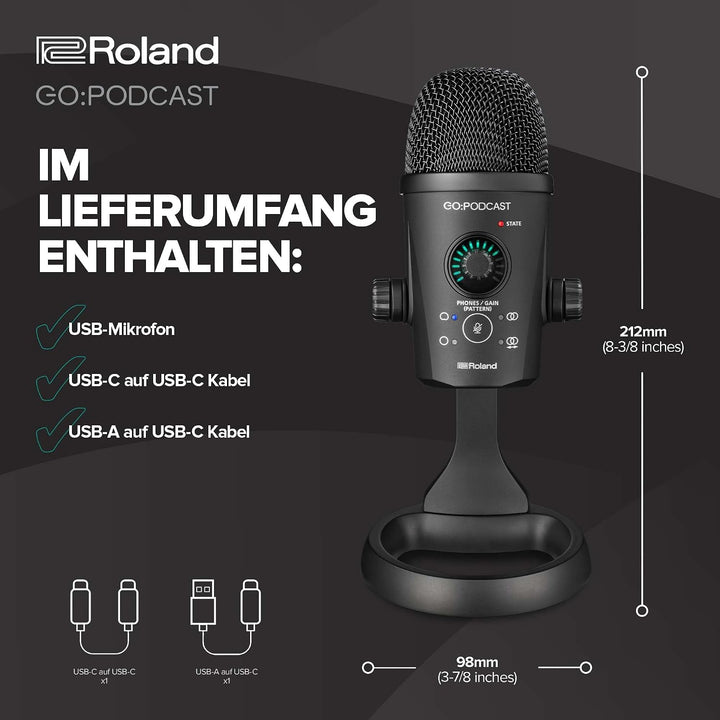 Roland GO:Podcast | Video‑Podcast‑Studio für Smartphones