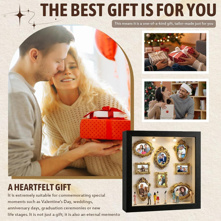 DIY Mini Museum Silhouette Box, Miniatur Museum Vintage, Museum of Us, Mini