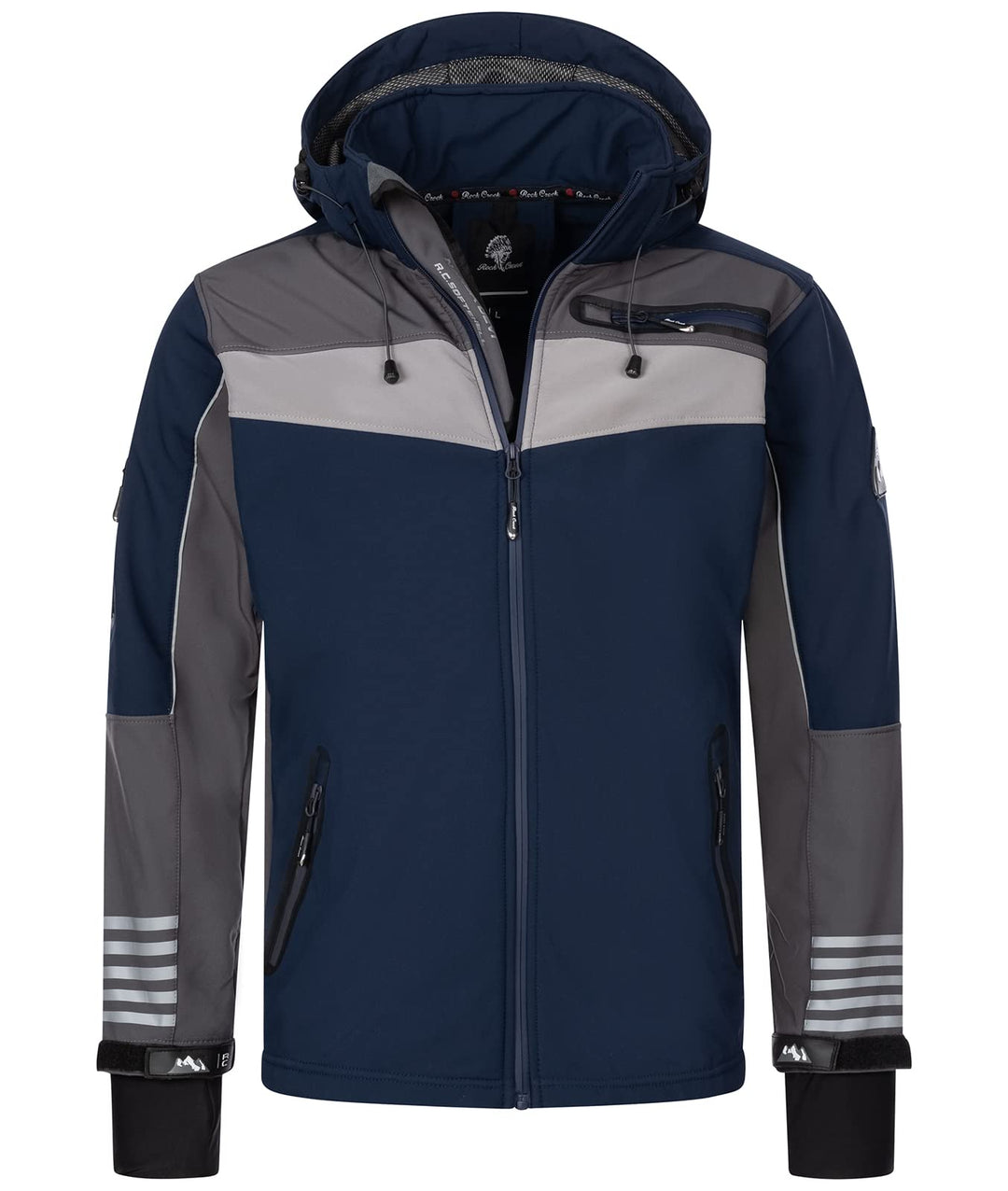 Rock Creek Herren Softshell Jacke Outdoor H-288 L Navy, L Navy