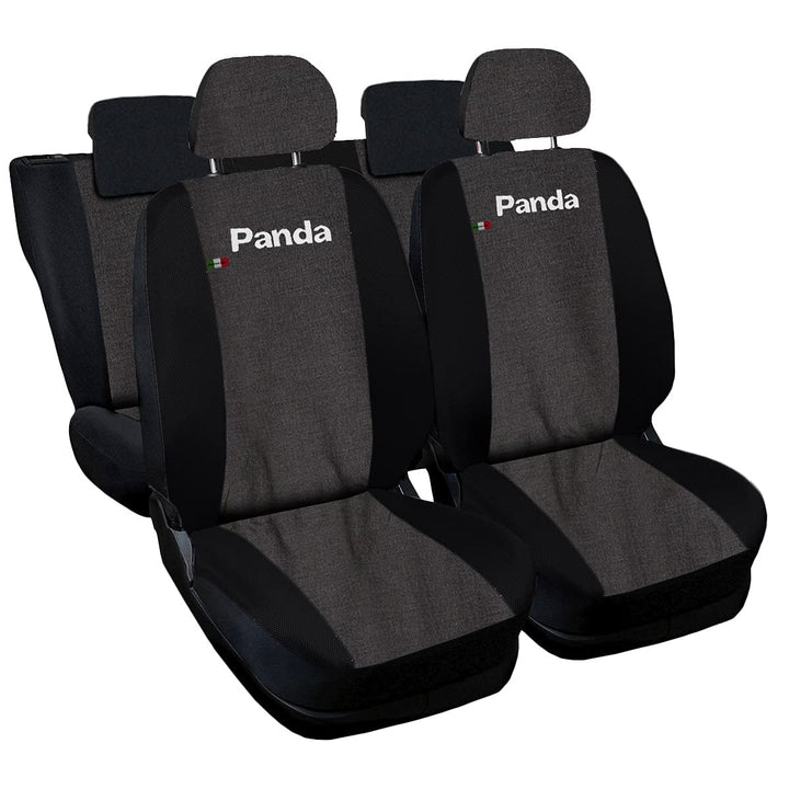 Lupex Shop Panda.014b.Jn-50 New Panda Sitzbezüge - schwarz jeans schwarz 50-50