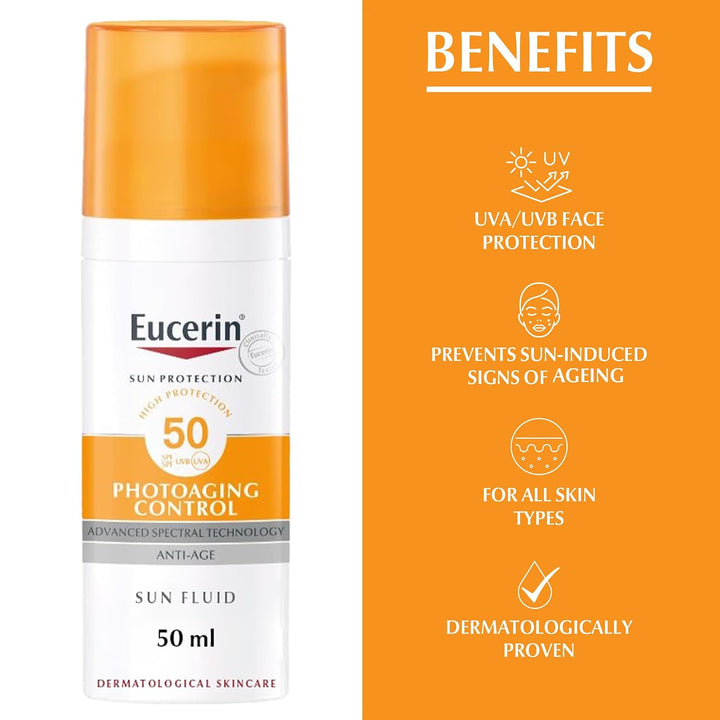 Sun Protection Photoaging Control Sonnencreme SPF50, 50 ml (Packung mit 2) 50 ml (2er Pack), 50 ml (