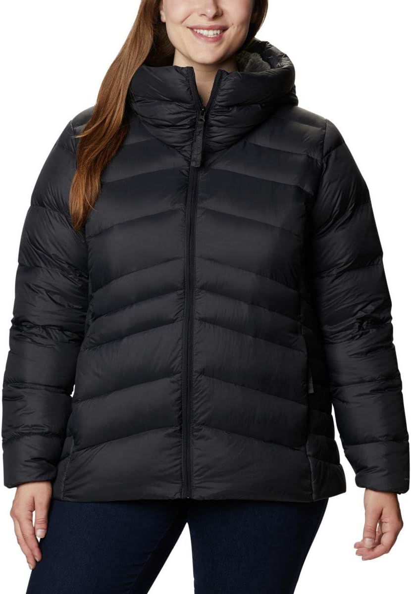 Columbia Damen Autumn Park Down Hooded Jacket Daunen 1X Schwarz, 1X Schwarz