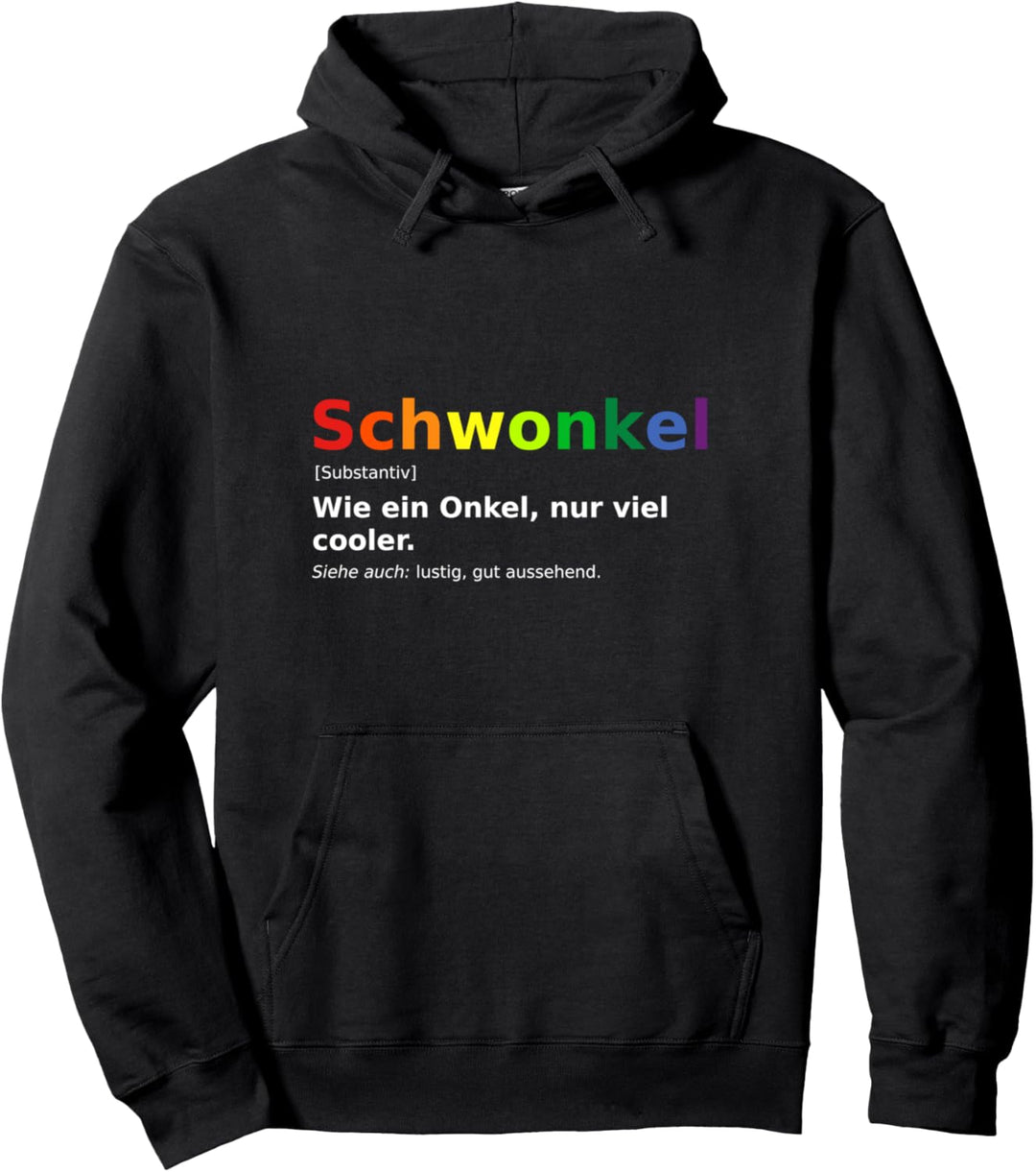 LGBT Schwul CSD Queer Mann Outfit Schwonkel Schwuler Onkel Pullover Hoodie