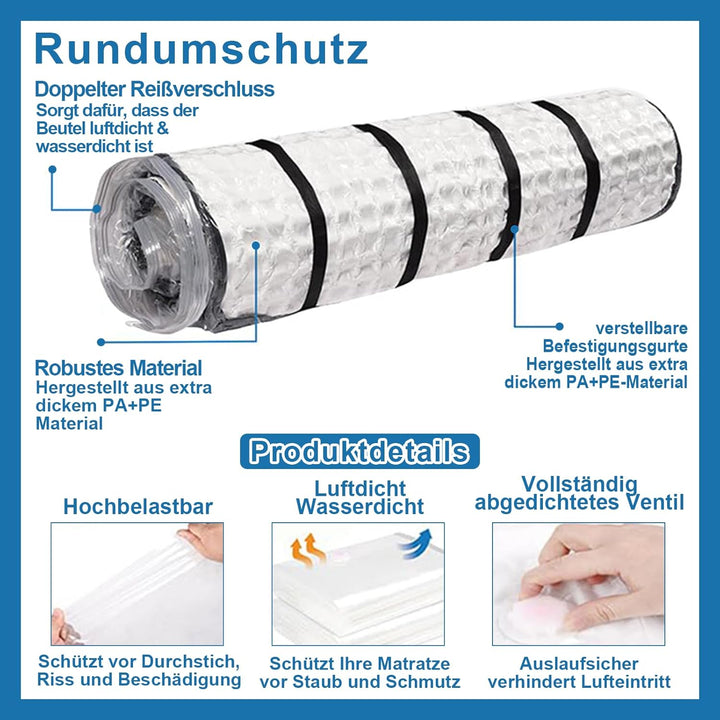 Vakuumbeutel für Matratzen 240 x 250 cm – Extra grosser