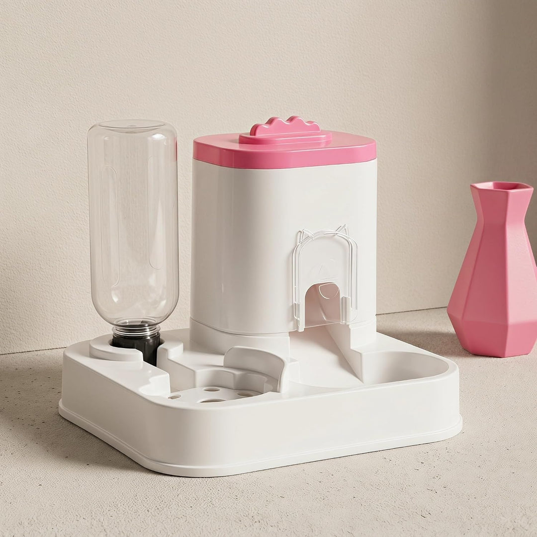 Automatischer Wasserspender für Katzen und Hunde, 2-in-1