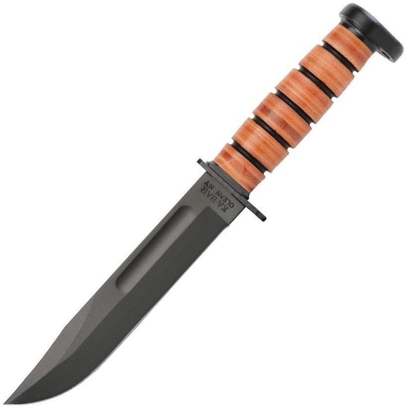 Ka-Bar 1317 Des Hundes Kopf Allzweckmesser, Schwarz