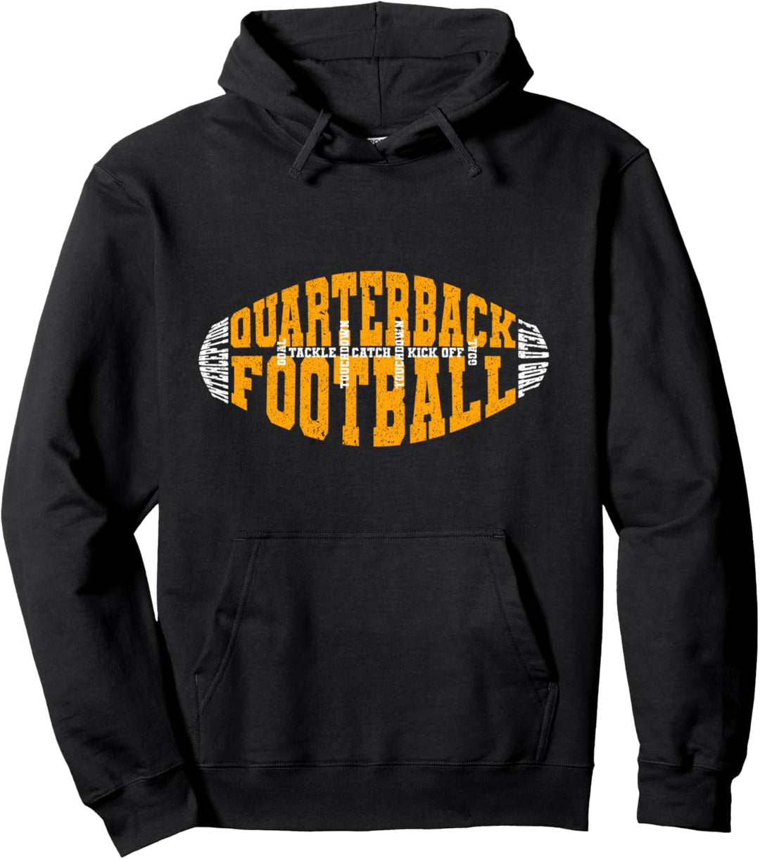 Football Quarterback Pullover Hoodie