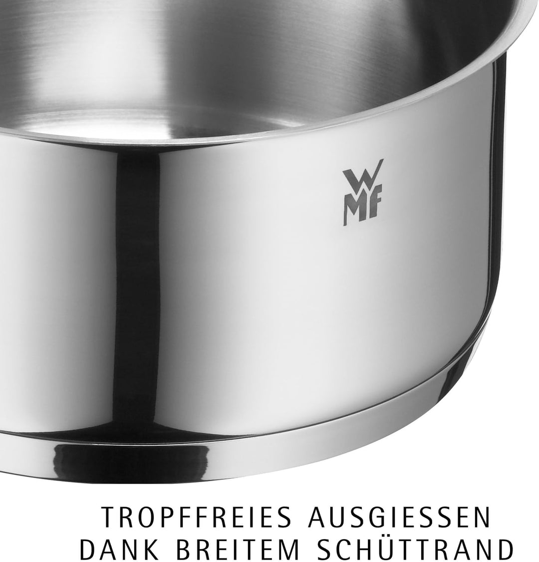 WMF Provence Plus Stielkasserolle 16cm ohne Deckel, Kochtopf klein 1,4l, Milchtopf Induktion, Cromar