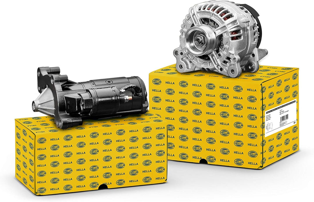 HELLA - Generatorfreilauf - Gewindemass: M16x1,5 - Anzahl der Rillen: 6 - mit Kappe - 9XU 358 038-84