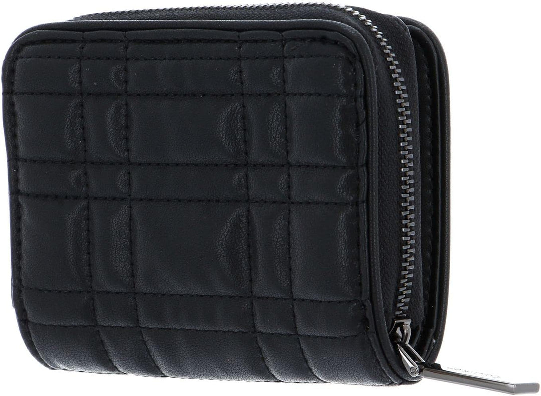 Calvin Klein Re-Lock Quilt Zip Around Wallet CK Black