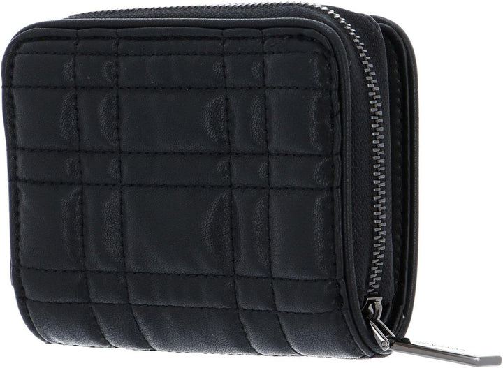 Calvin Klein Re-Lock Quilt Zip Around Wallet CK Black