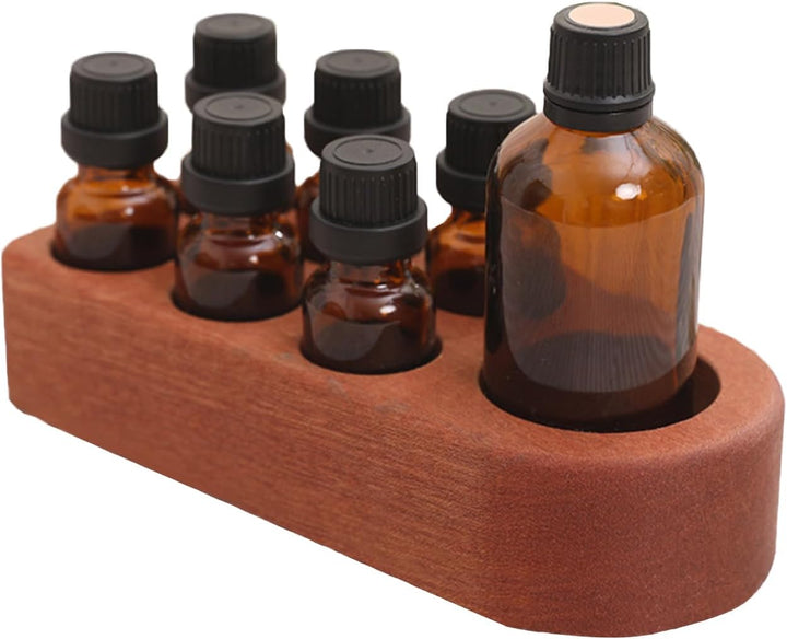 7-Fach Organizer aus Holz, 6x4cm + 1x6cm, 7