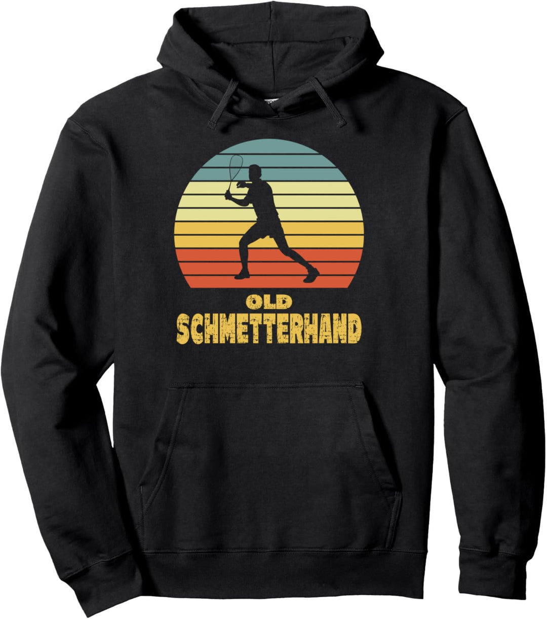 Squash Old Schmetterhand Sport Lustiger Spruch Pullover Hoodie