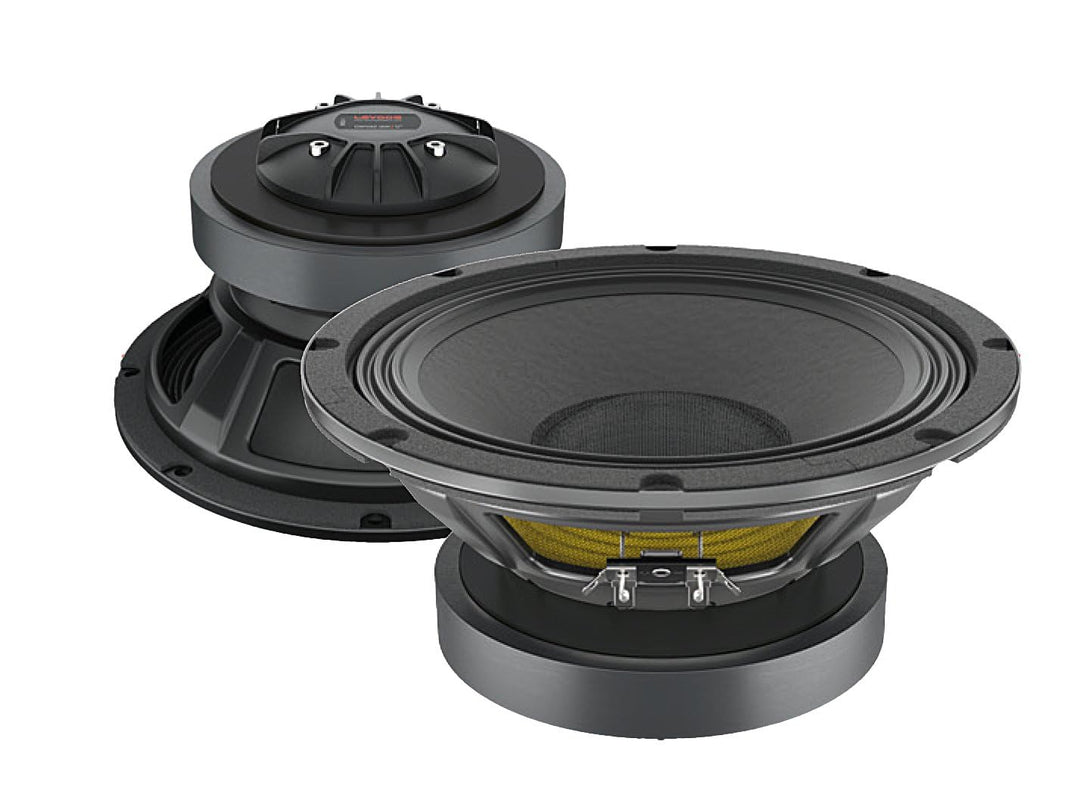 LAVOCE CSF082.00K 8" Coaxial Speaker, Ferrit, Steel Basked