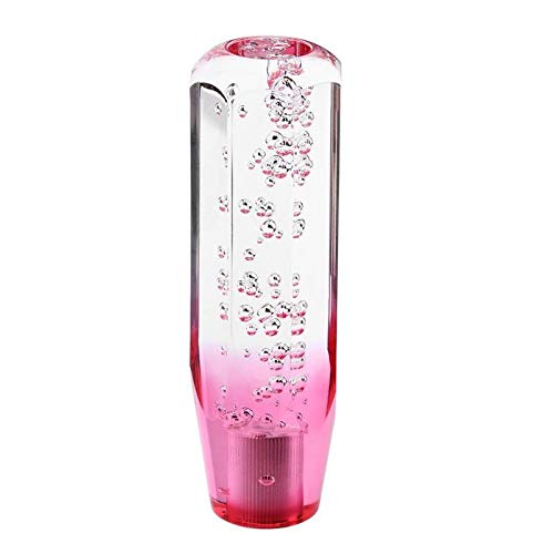Riloer Universal Handschalthebel, Pink + Weiss Crystal Schaltknauf （25CM）, 25CM
