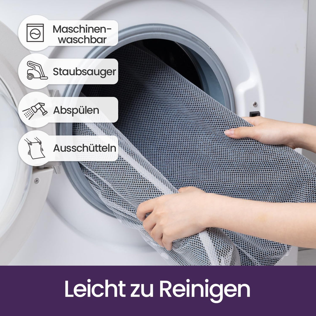 DEXI Fussmatte Innen 120 x 180 cm, rutschfeste Schmutzfangmatte, Maschinenwaschbare Fussmatte, Saugs