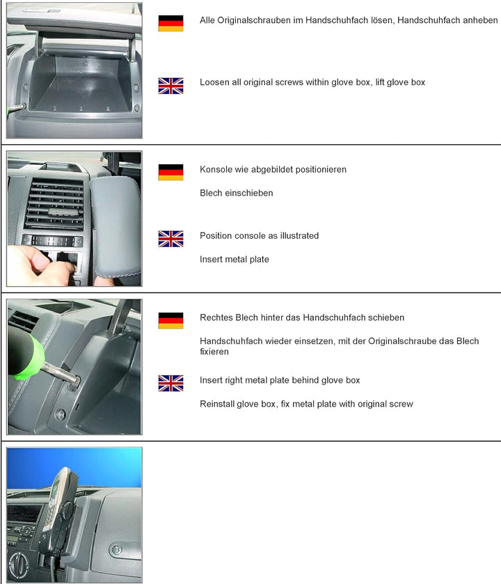 KUDA 096515 Halterung Kunstleder schwarz, 096515