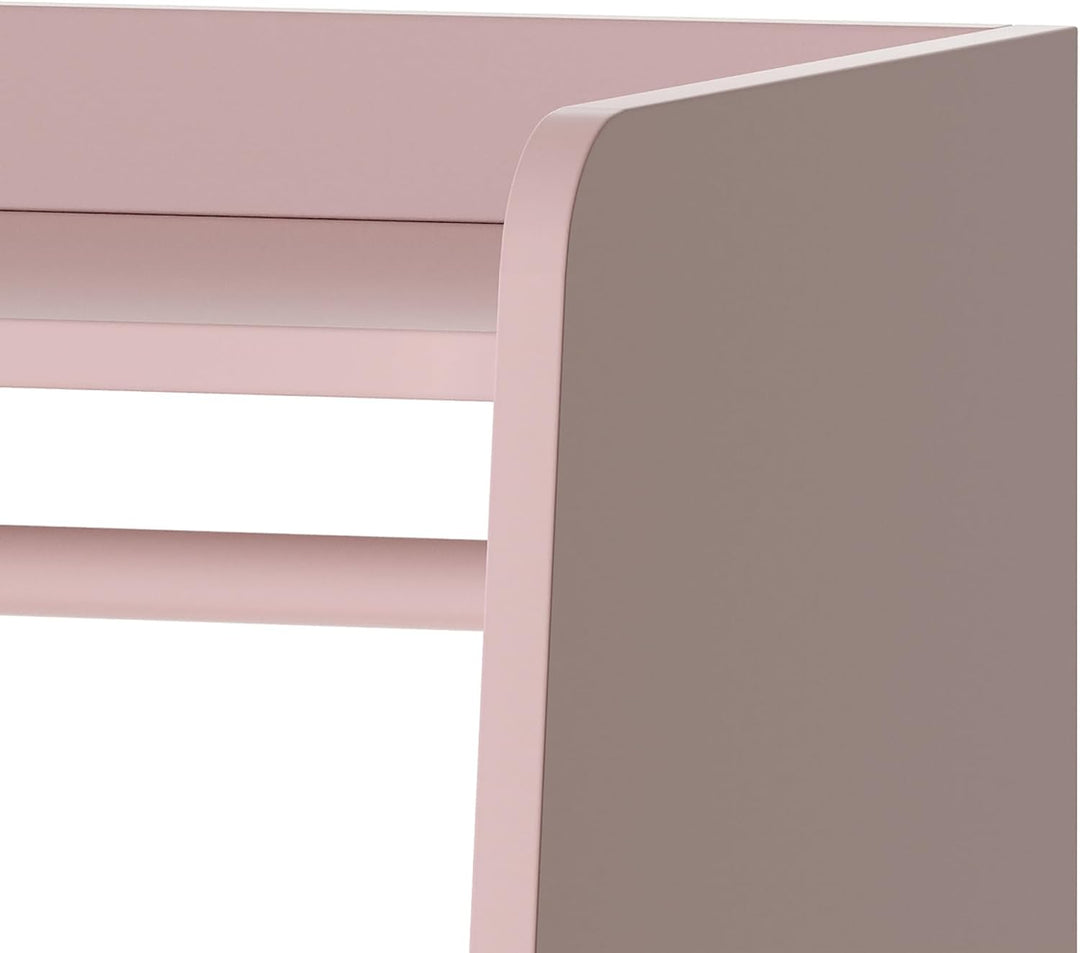 [en.casa] Kindergarderobe stehend Vestnes Kinder Kleiderschrank mit Kleiderstange 90 x 80 x 38 cm Kl