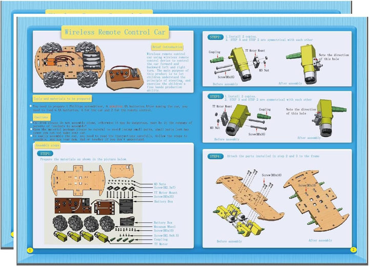 Monstertruck Holzbausatz für Kinder, Elektrobaukasten ab 7, Experimente, Roboter, Holzbauset, DIY RC