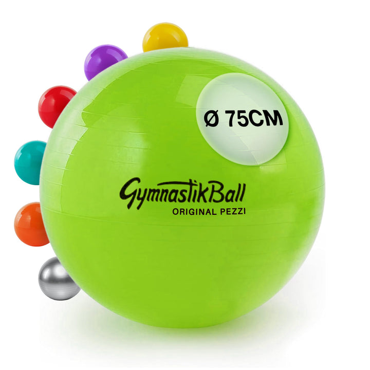 PEZZI - Gymnastikball Original Pezziball Standard 42-75cm Ø – Sitzball für Therapie, Sport &amp; Büro -