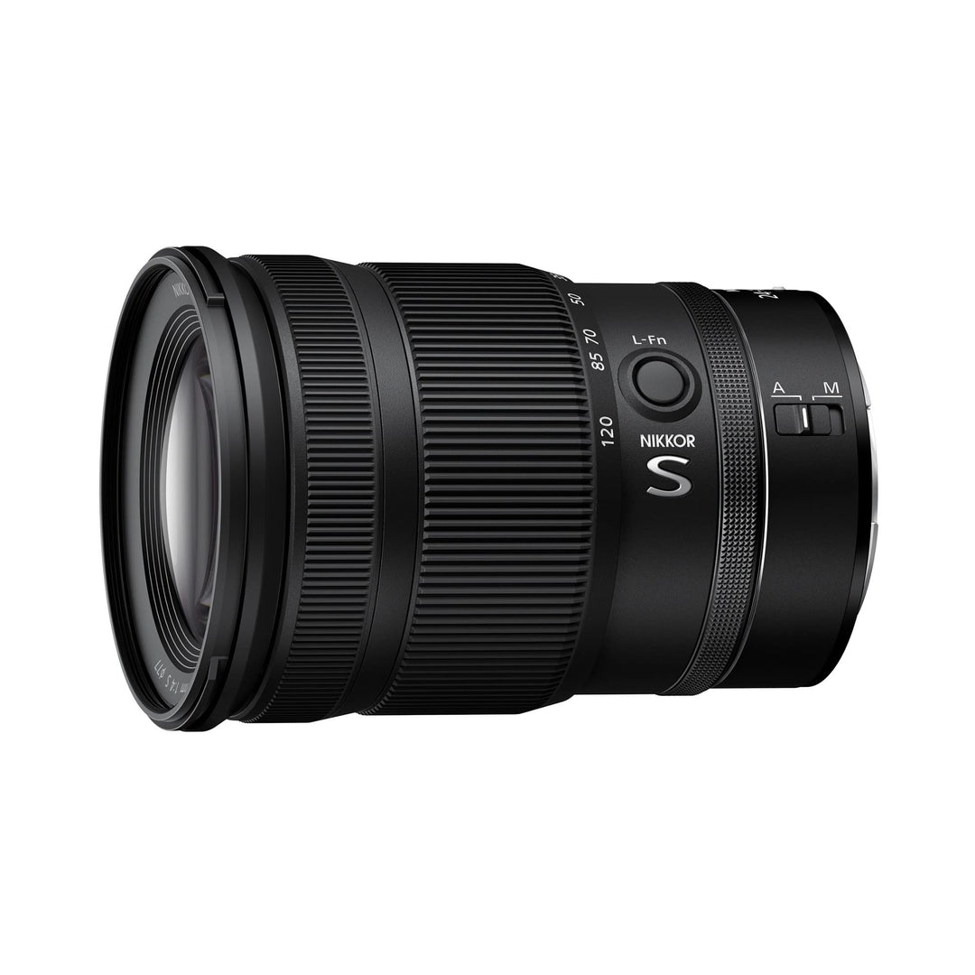 Nikon NIKKOR Z, 24–120 mm f/4 S, Premium-All-in-One-Zoomobjektiv mit konstanter Blende für spiegello