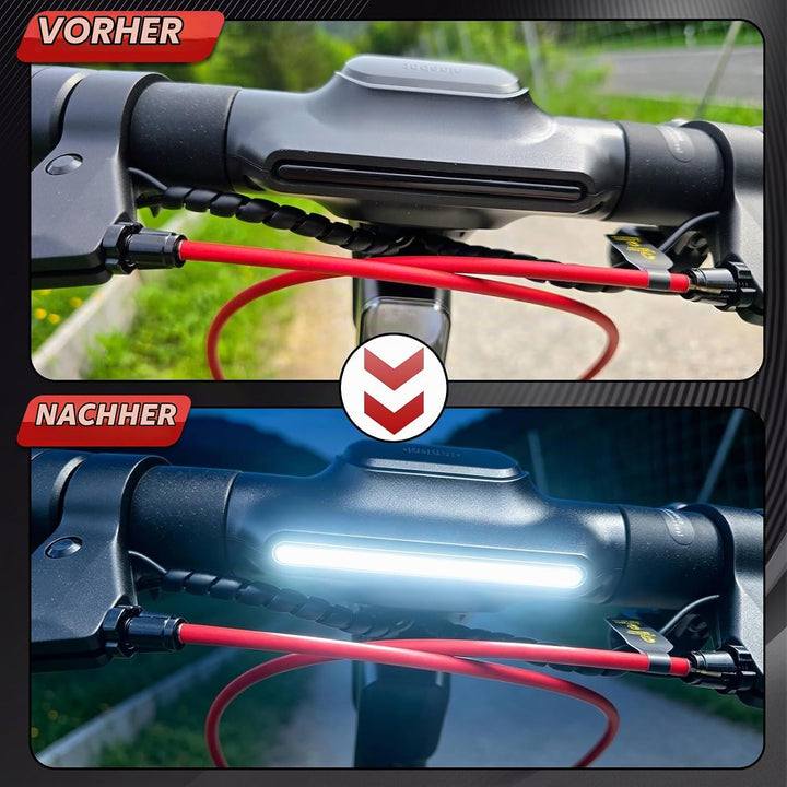 efuturetime E-Scooter LED Frontscheinwerfer Ninebot Max G3/F3/F3 Pro