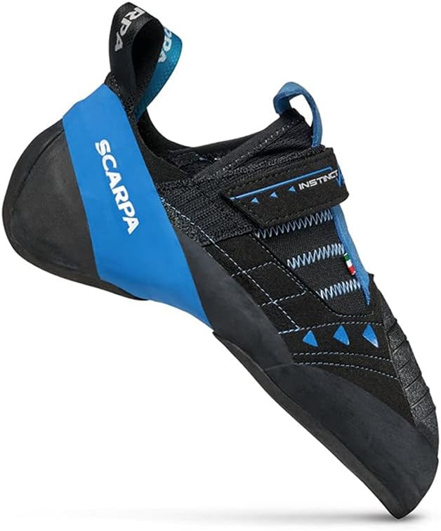 Scarpa Instinct VSR Kletterschuhe, Black-Azure, EU 37.5