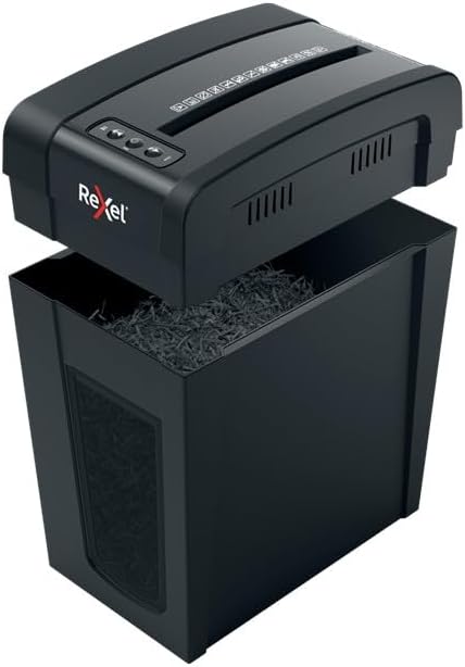 Rexel Aktenvernichter Secure X10-SL Slimline Whisper-Shred™, Partikelschnitt, 11-10 Blatt A4 (70-80