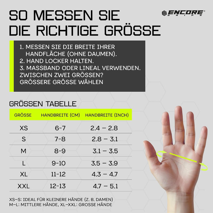 Griffpolster Kraftsport Herren &amp; Damen – Fitness Handschuhe Alternative offen, 3D Gummi Antirutschfl
