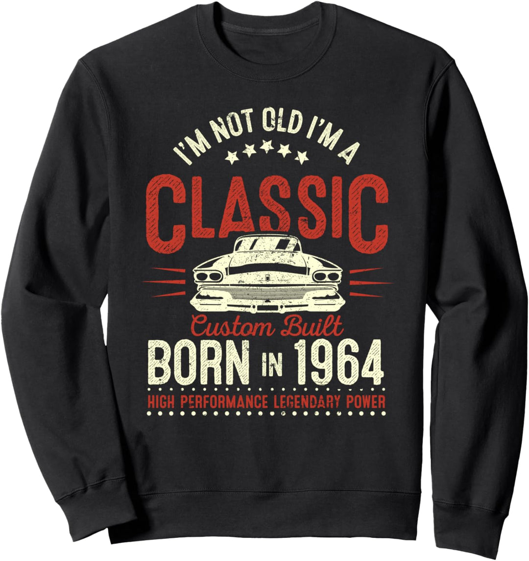 57. Geburtstag Geschenke 57 Jahre Nicht Alt Klassiker 1964 Sweatshirt