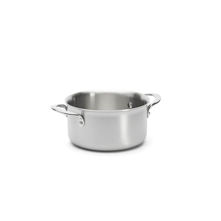 De Buyer Alchimy Kochtopf ohne Deckel, 3-lagiger Edelstahl, 16 cm, ohne PFAS, Kochbeherrschung, Edel