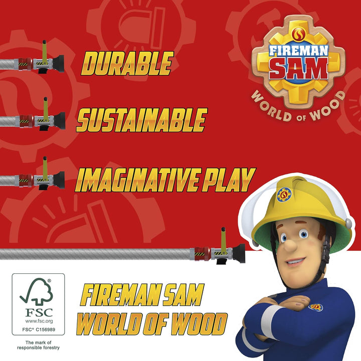 Fireman Sam Character Uk Wooden Fire Station