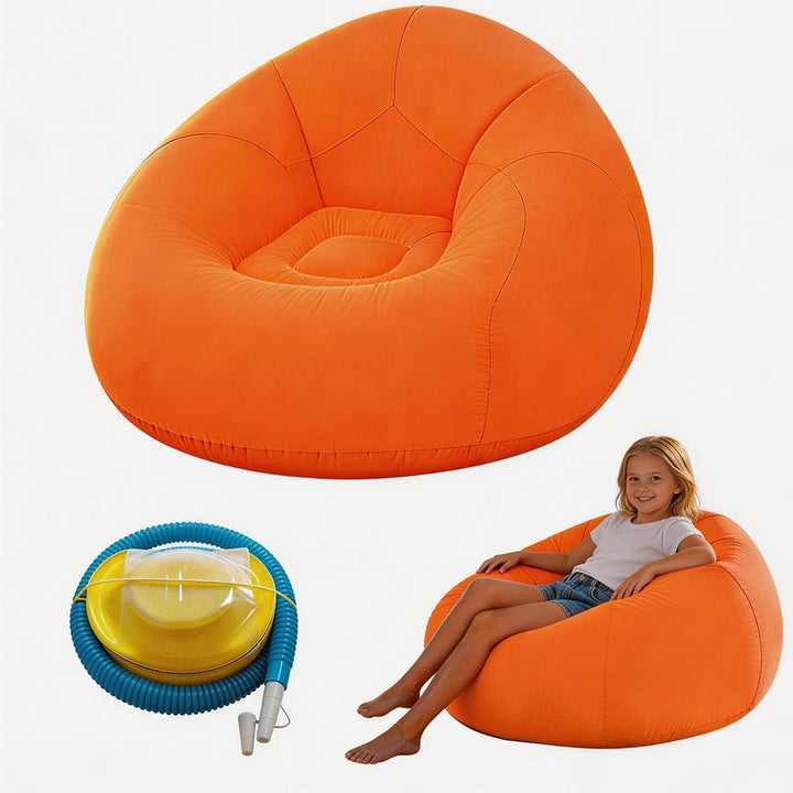 Aufblasbarer Sitzsack, Aufblasbares Stuhl Sofa, Sitzsack Aufblasbar, Aufblasbarer Lounge Sessel, Tra