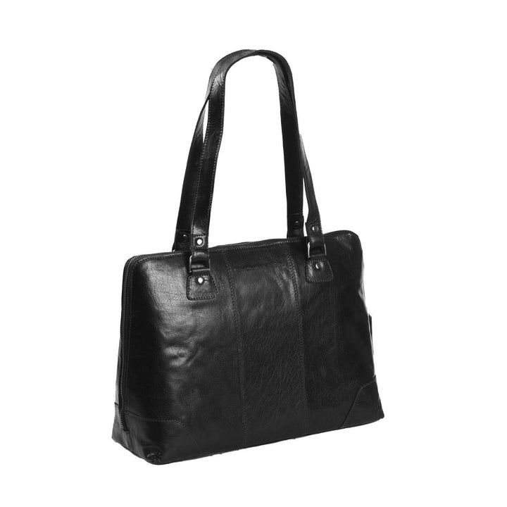 The Chesterfield Brand Resa - Schultertasche 13" 38 cm Schwarz, Schwarz