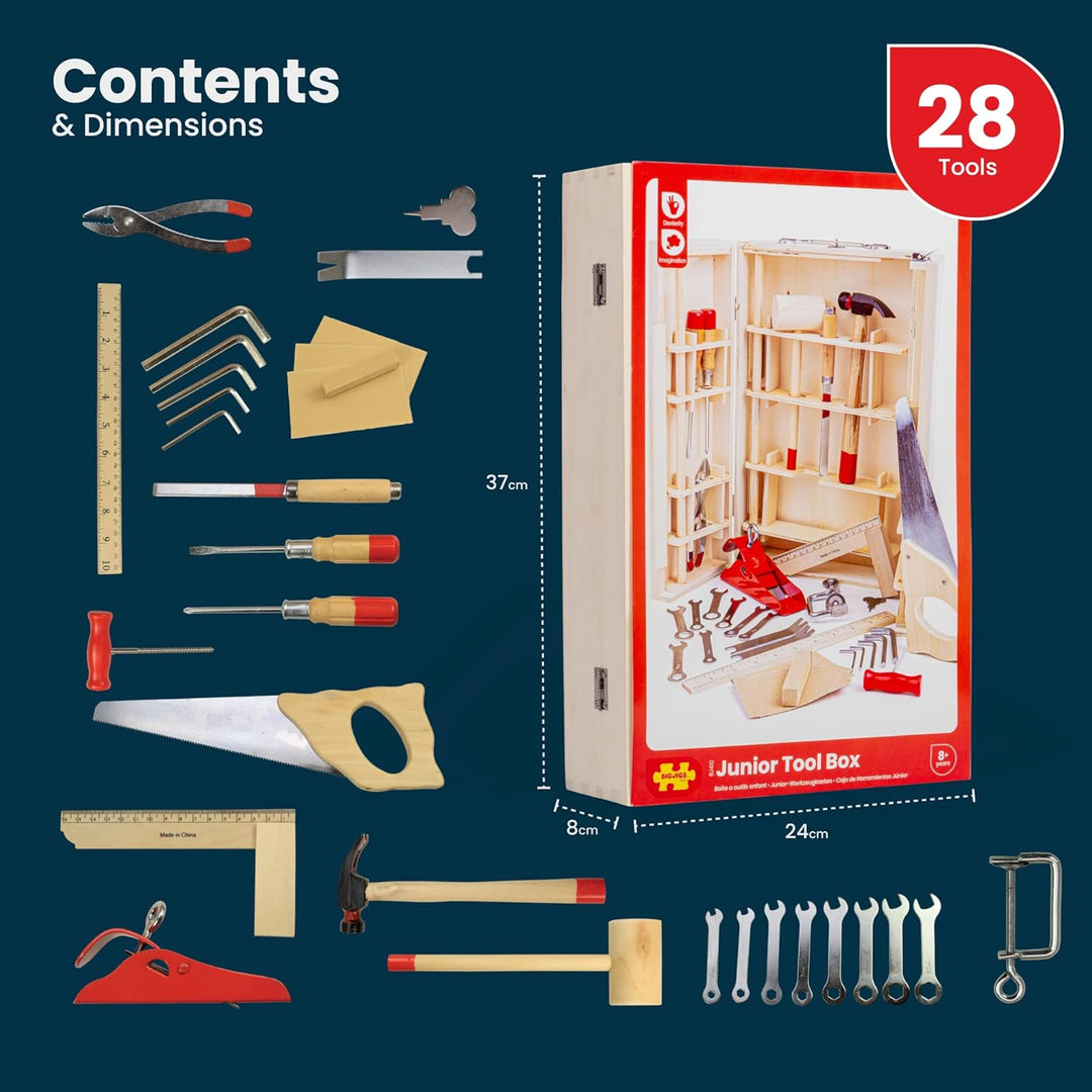 Bigjigs Toys Junior-Werkzeugkasten