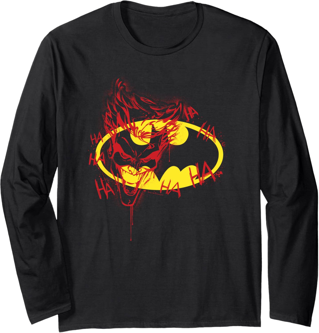 Batman Joker Graffiti Langarmshirt