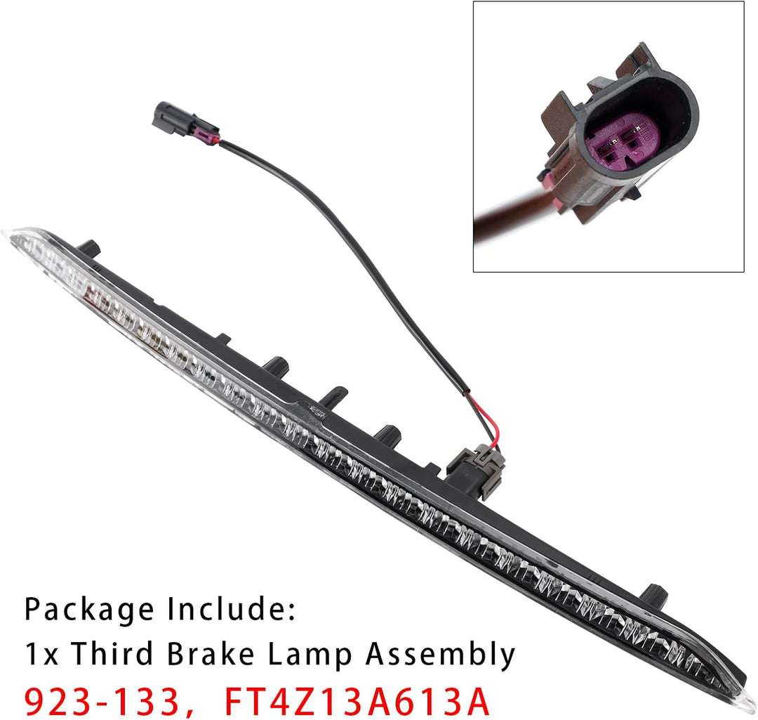 Topteng LED 3rd Third Brake Light Center Assembly 923-133 FT4Z13A613A passend für Ford Edge 2015-202