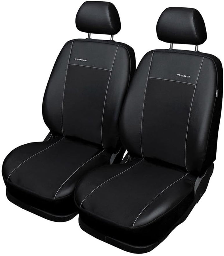 Mossa Passgenaue Sitzbezüge passend für VW Caddy III Cargo (2004-2015) 2PRB Schwarz PR Caddy III (20