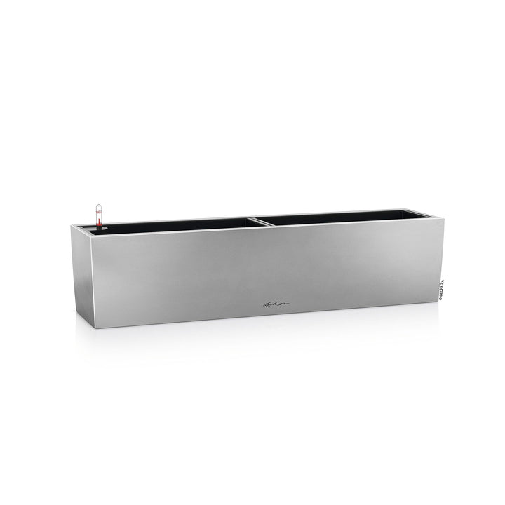 BALCONERA Steel 80 AIS - satiniert perlgrau 79x19x19 cm Satiniert Perlgrau, 79x19x19 cm Satiniert Pe