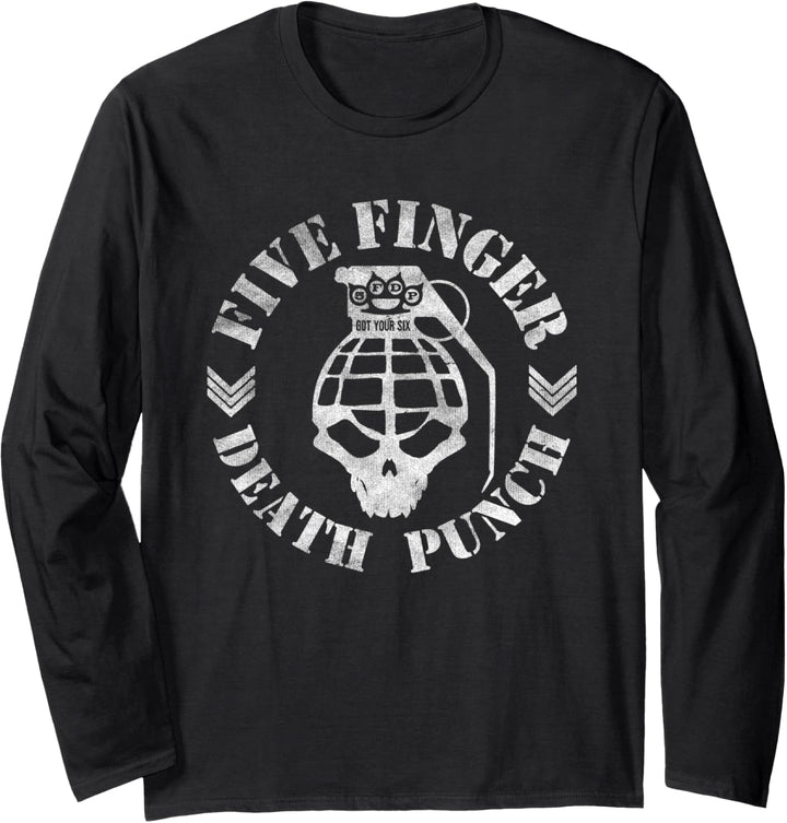 5FDP - Grenade Skull Langarmshirt