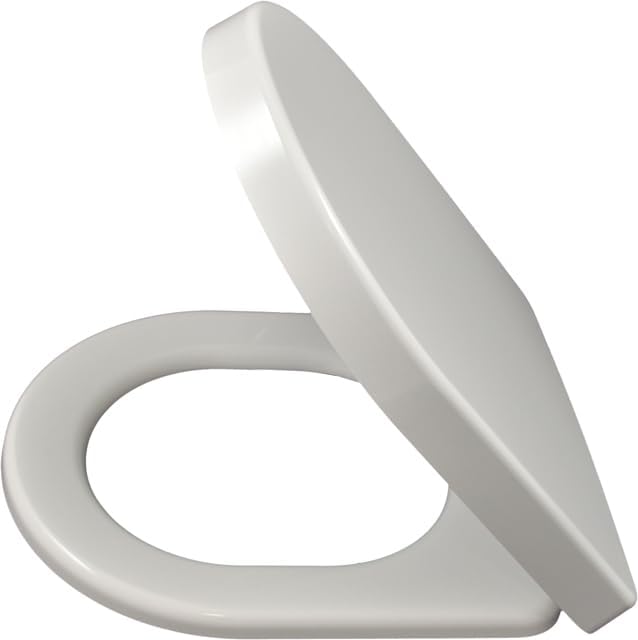 sanicomfort WC-Sitz mit Softclose Absenkautomatik Weiss, passend z.B. zu WC Renova Nr.1