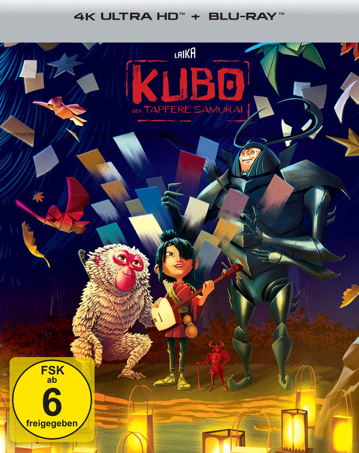 Kubo – Der tapfere Samurai (Steelbook, 4K-UHD+Blu-ray), 4K