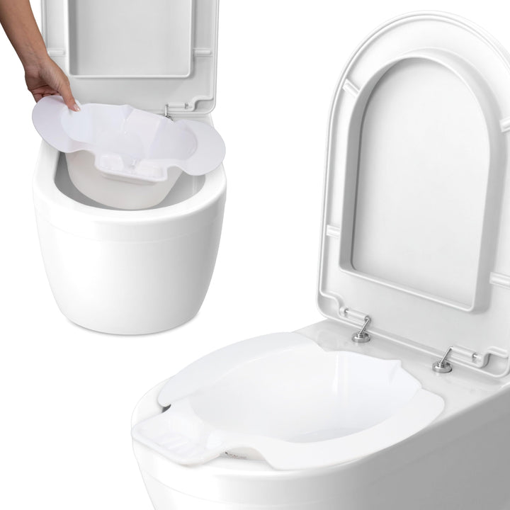 Mobiclinic®, Tragbares Bidet für WC, Intimhygiene, Wochenbett, Hämorrhoiden, Senioren, 4 l Fassungsv