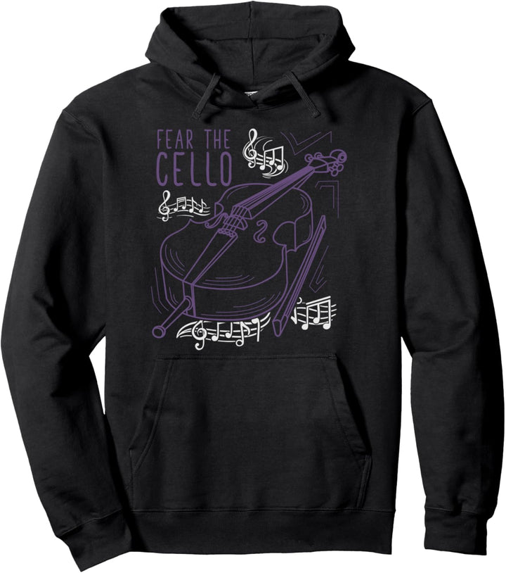 Orchester Musik Cellist Geschenk Fürchte das Cello Pullover Hoodie