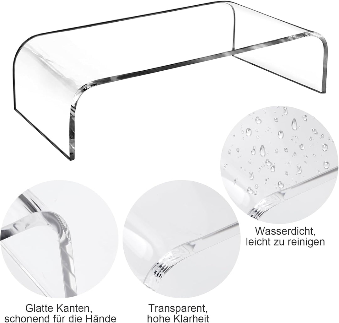 Monitorständer Display Ständer Bildschirmerhöhung, Acryl Laptop Erhöhung für Schreibtisch für Comput