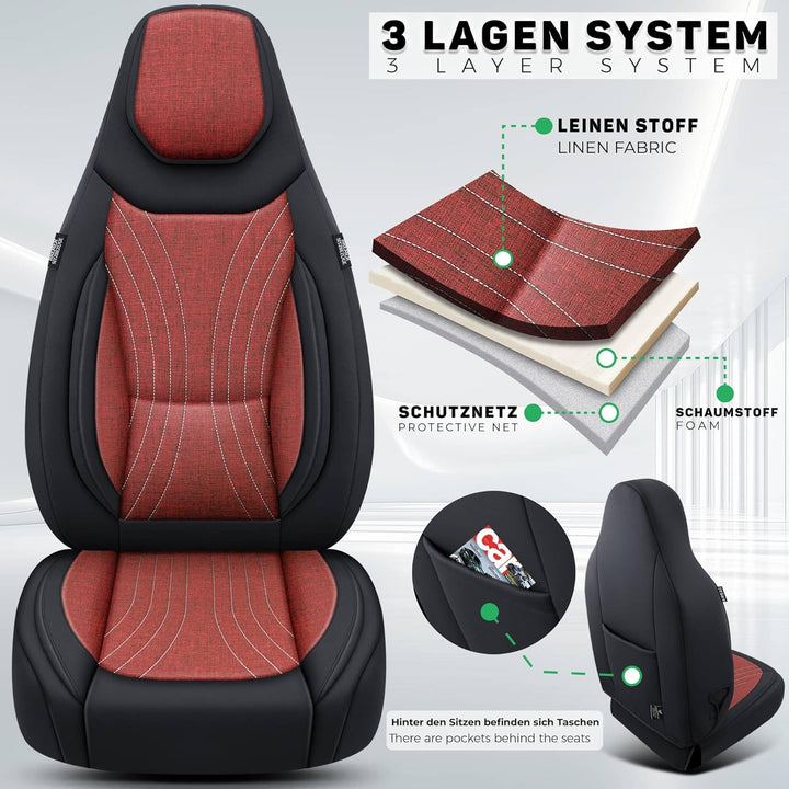 Wohnmobil Sitzbezüge für Pössl Trenta (C2)